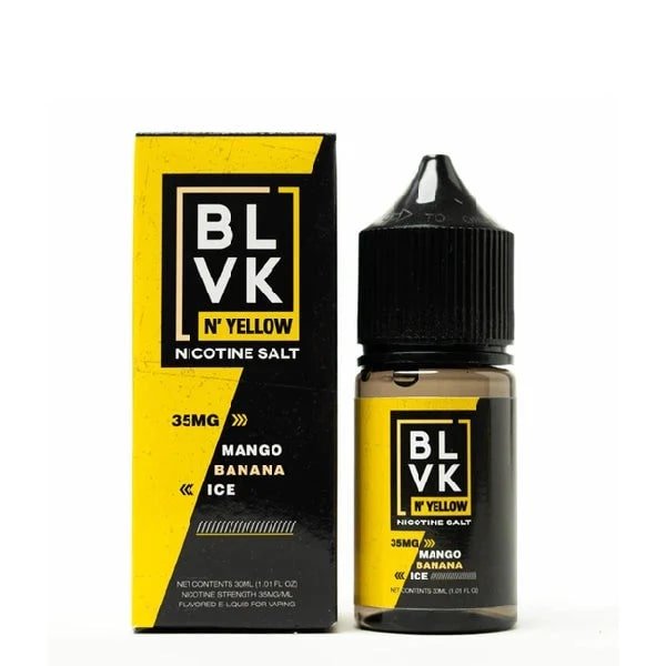 BLVK & Yellow Nic Salt - Mango Banana Ice