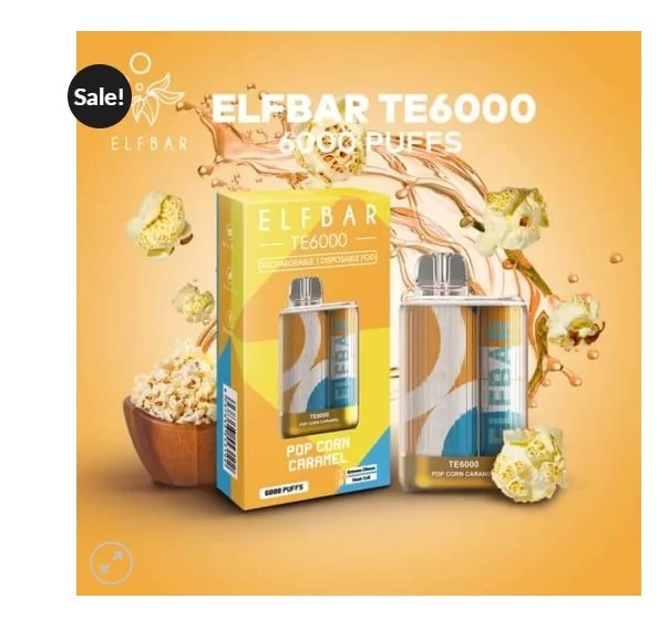 ELF BAR TE6000 Pop Corn Caramel