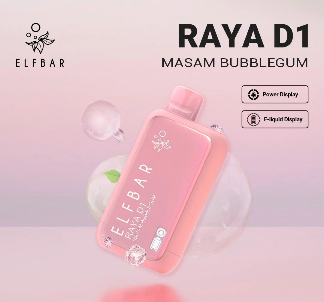 ELF BAR RAYA D1 - Masam Bubblegum