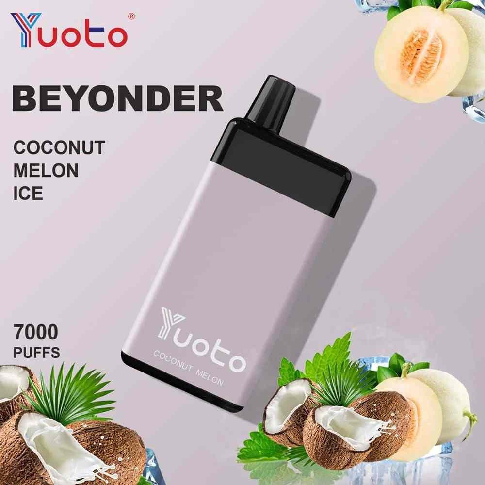 Yuoto Beyonder 7000 Puffs - Coconut Melon ice