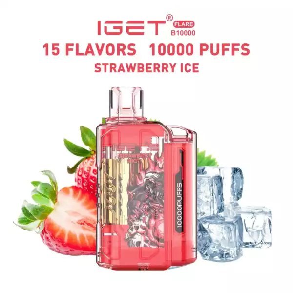 IGET FLARE B10000 - Strawberry ice