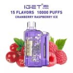 IGET FLARE B10000 – Cranberry Raspberry ice