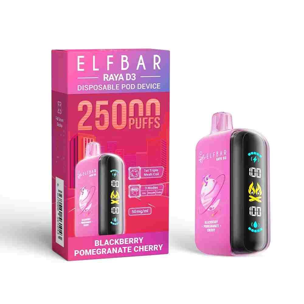 Elf Bar Raya D3 Blackberry Pomegranate Cherry