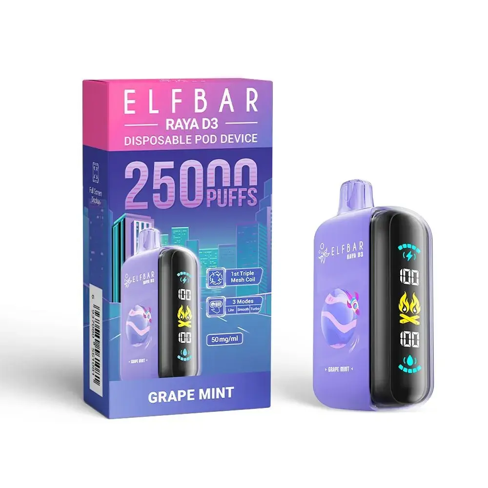 Elf Bar Raya D3 Grape mint