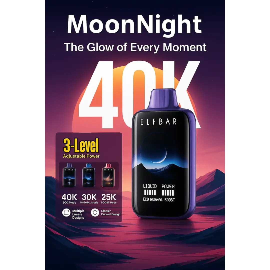 Elfbar Moon 40k – Kiwi Passion Fruit Guava