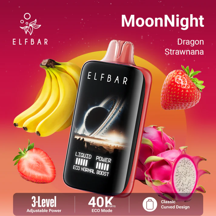 ELF BAR Moon Night 40K Puffs – Dragon Strawnana | IndiaVapeStore