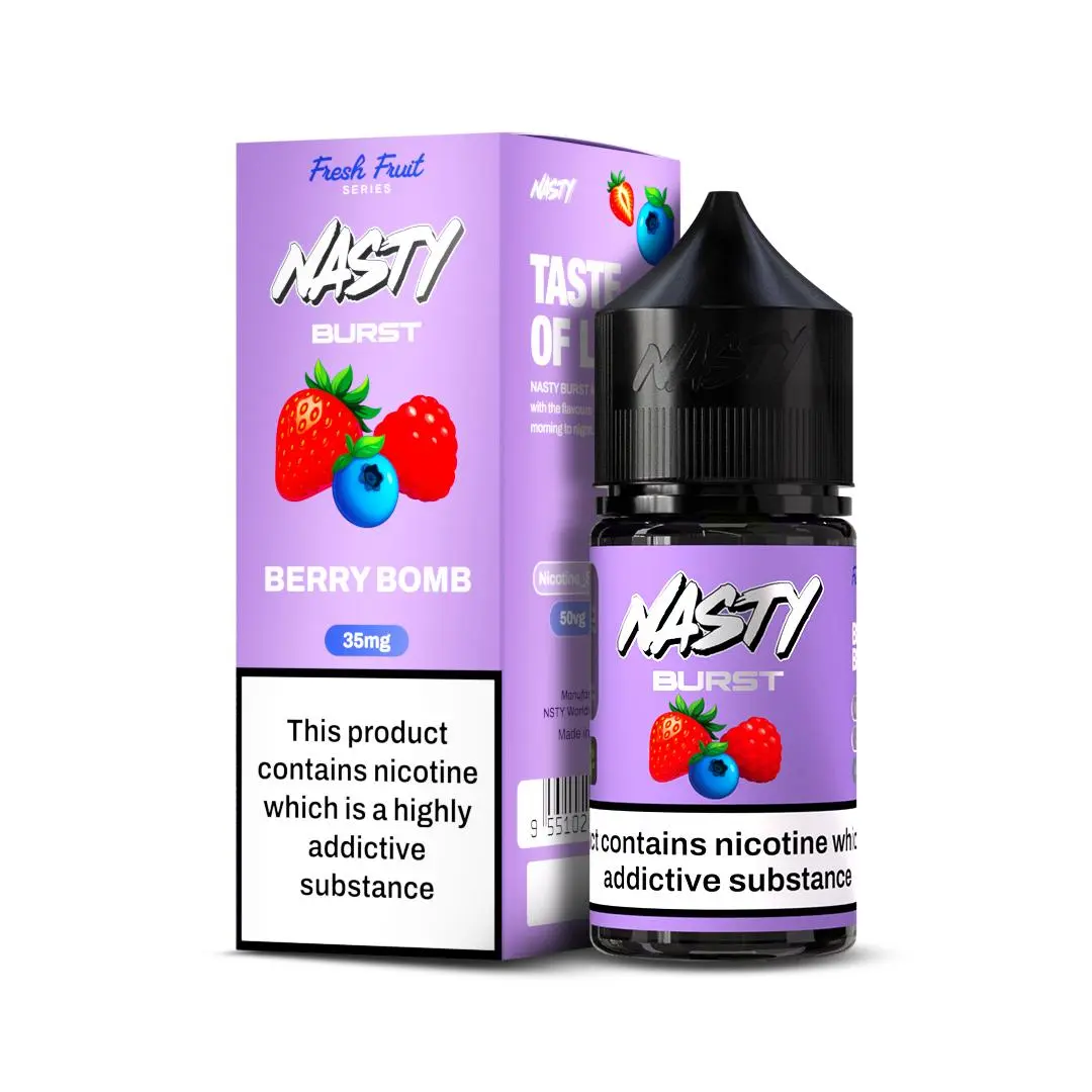 Nasty Burst Nic Salts – Berry Bomb