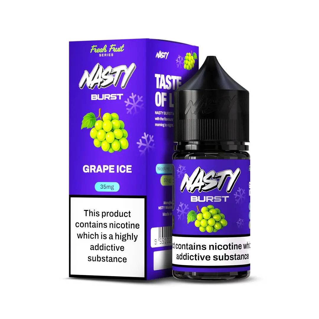 Nasty Burst Nic salts - Grape ice