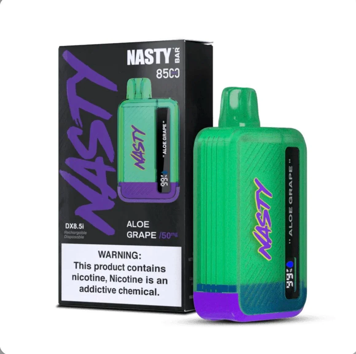 Nasty Bar 8500 Puffs Aloe Grape