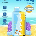 ELF BAR ICE KING – SUMMER EDITION – GRAPE ICE – 40K PUFFS