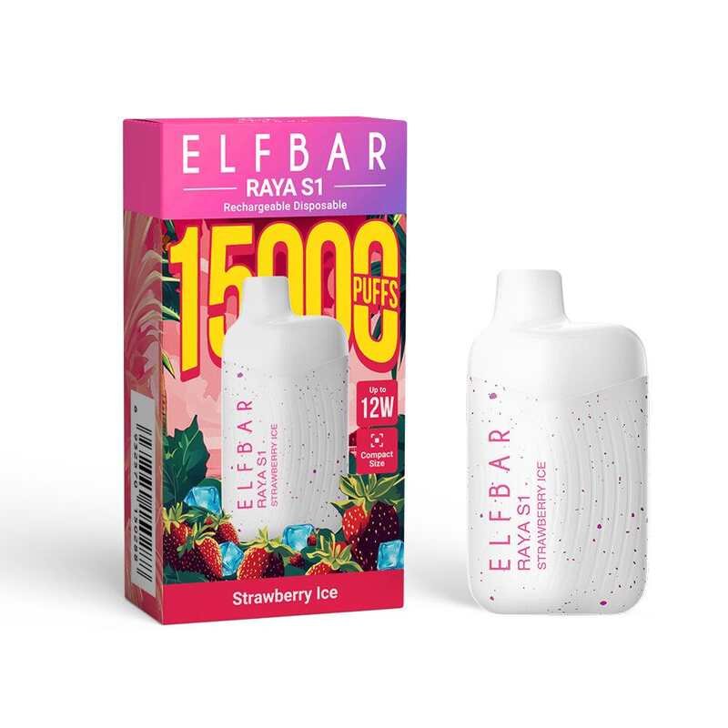 ELF BAR RAYA S1 15K Puffs – Strawberry Ice