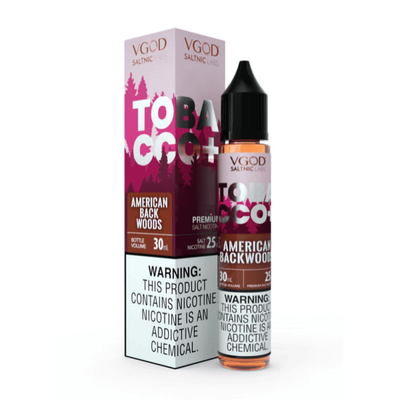 VGOD American Backwoods Salt Nic – Classic Tobacco E-Liquid