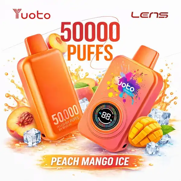 Youto Lens 50K Puffs – Peach Mango Ice