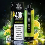 Al Fakher Mega Max 40,000 Puffs – Lemon Mint
