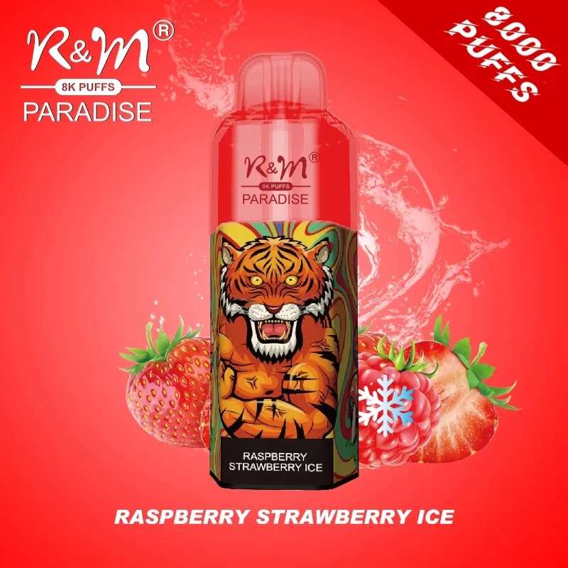 Raspberry Strawberry ice R&M Paradise 8000