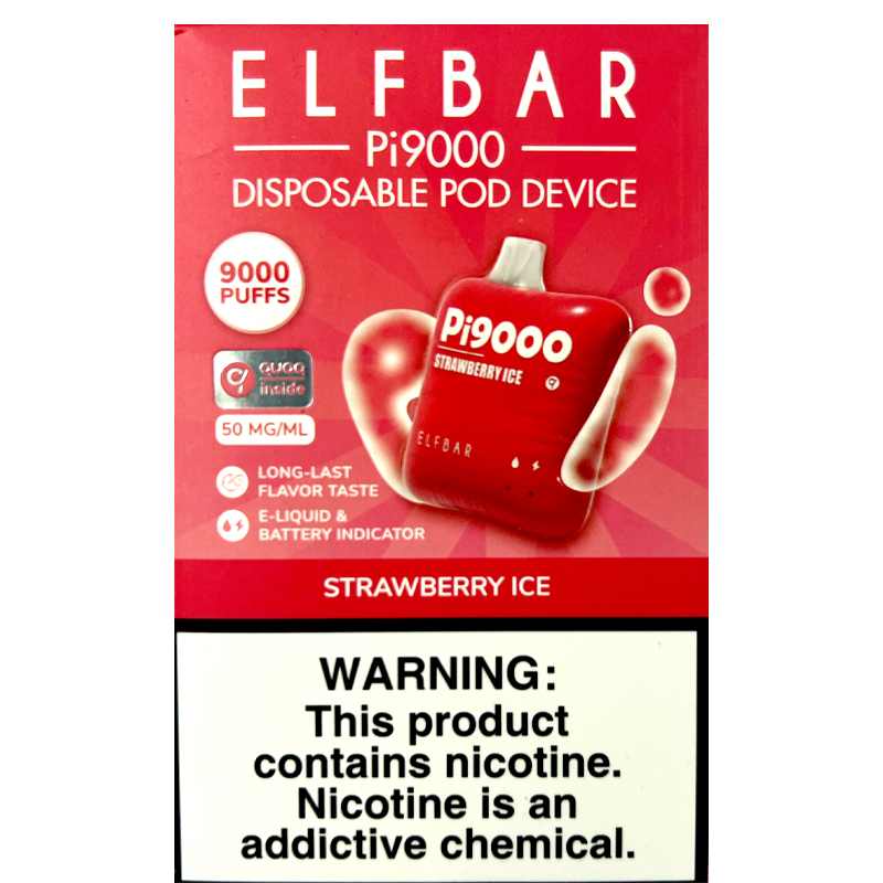 ELF BAR Pi9000 – Strawberry ice