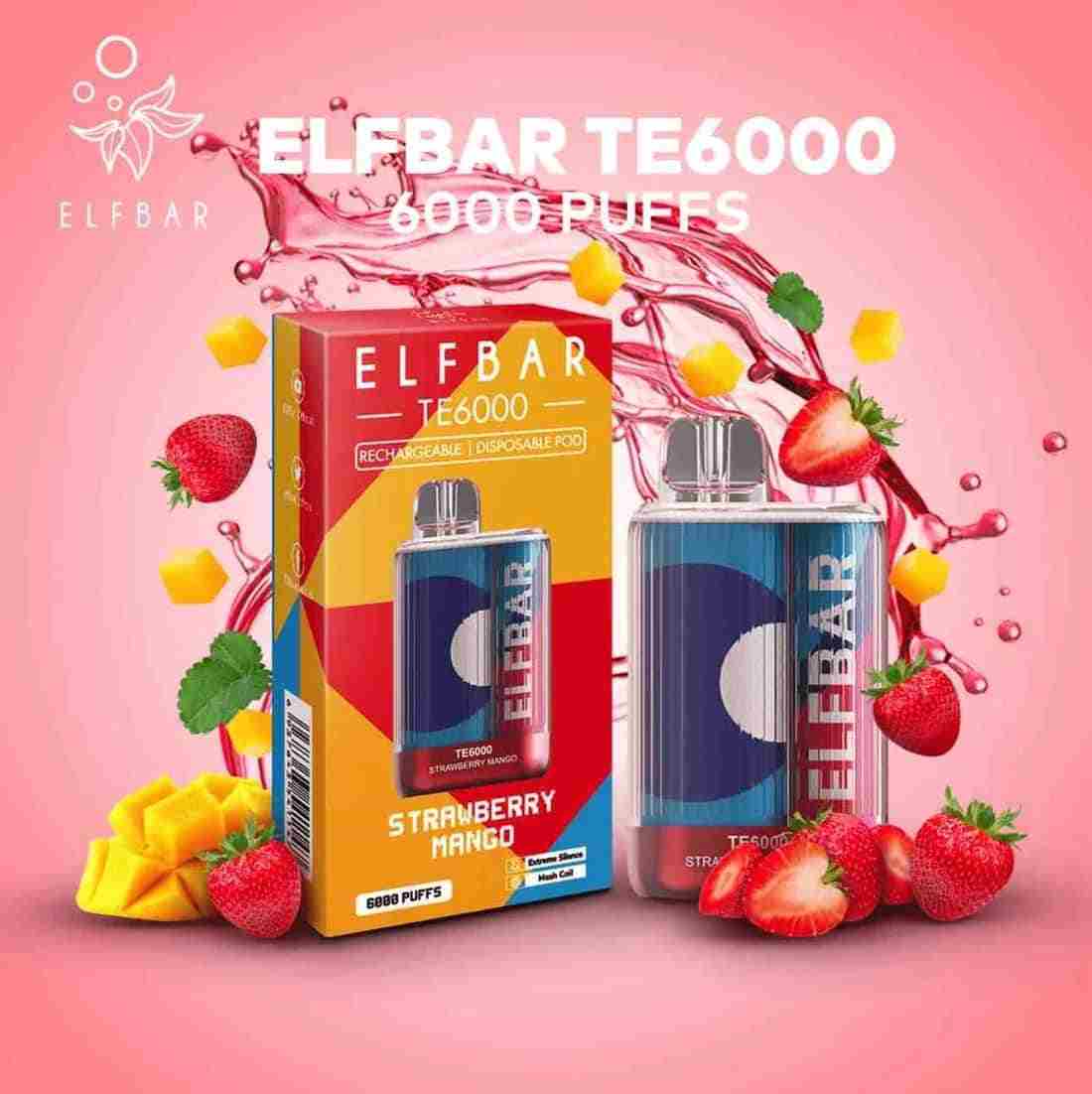 ELF BAR TE6000 - Strawberry Mango