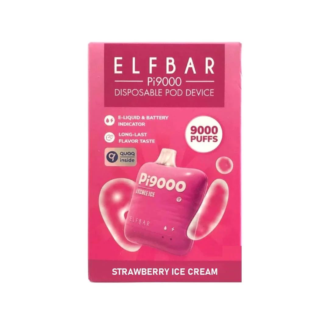 ELF BAR Pi9000 - Strawberry ice Cream