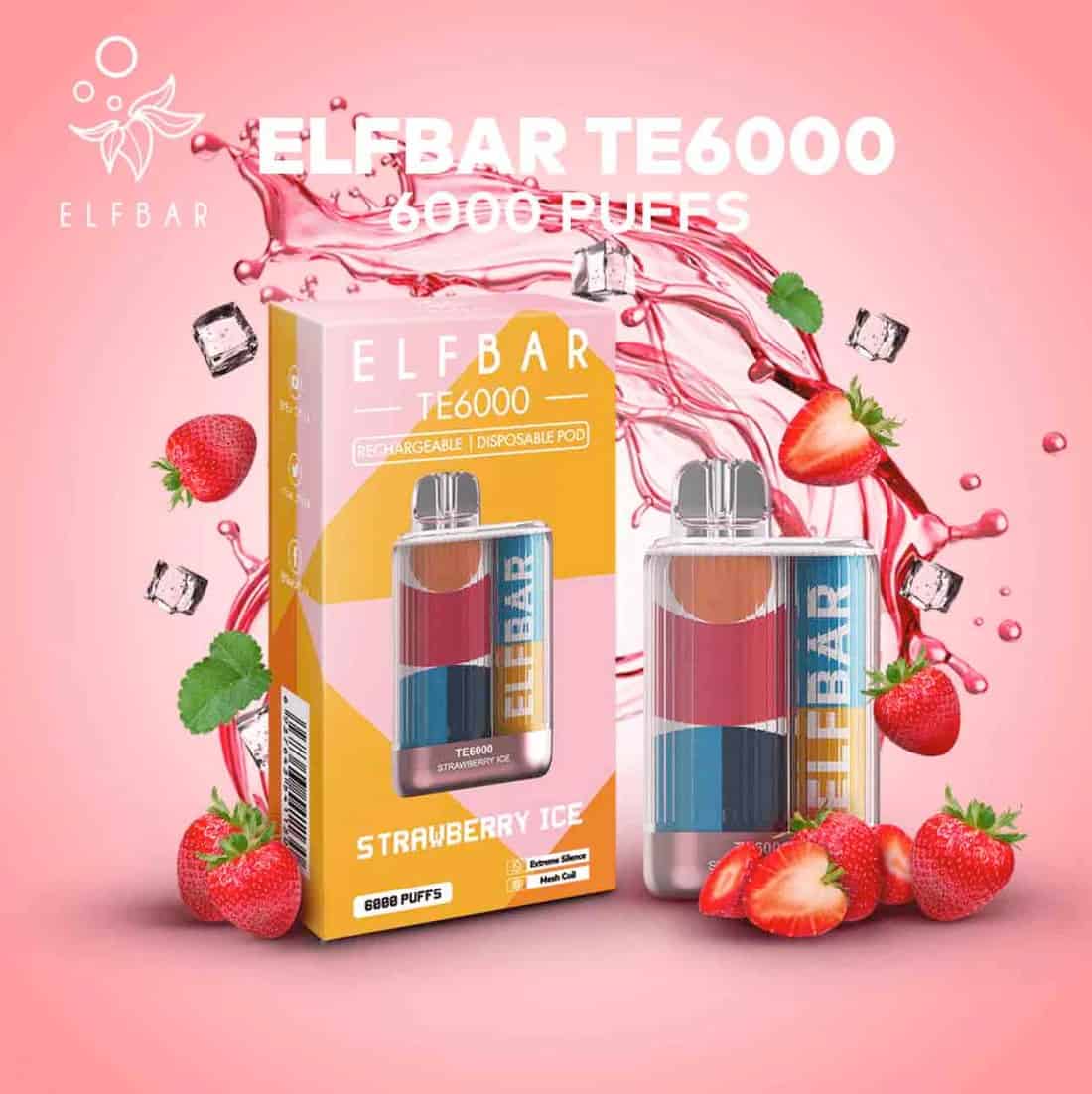 ELF BAR TE6000 - Strawberry ice