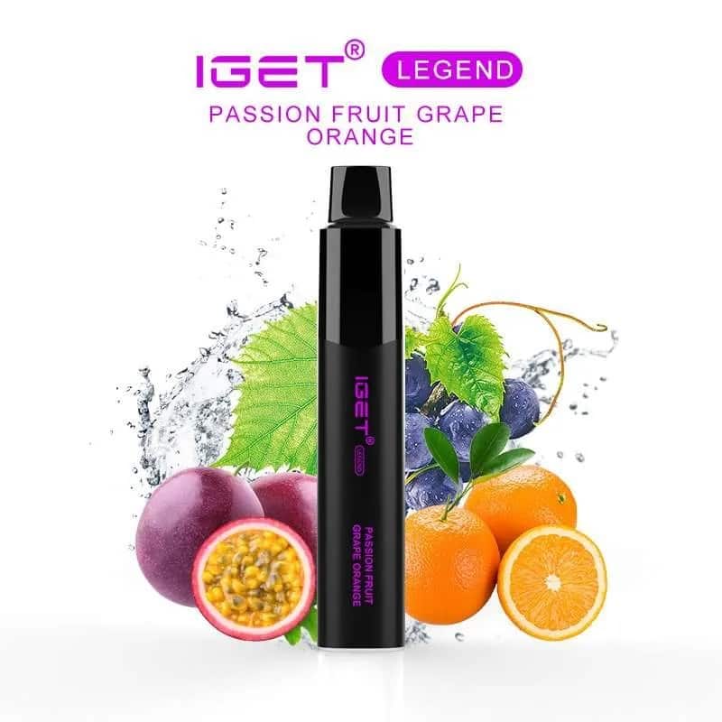 IGET Legend - Passion Fruit Grape Orange - 4000