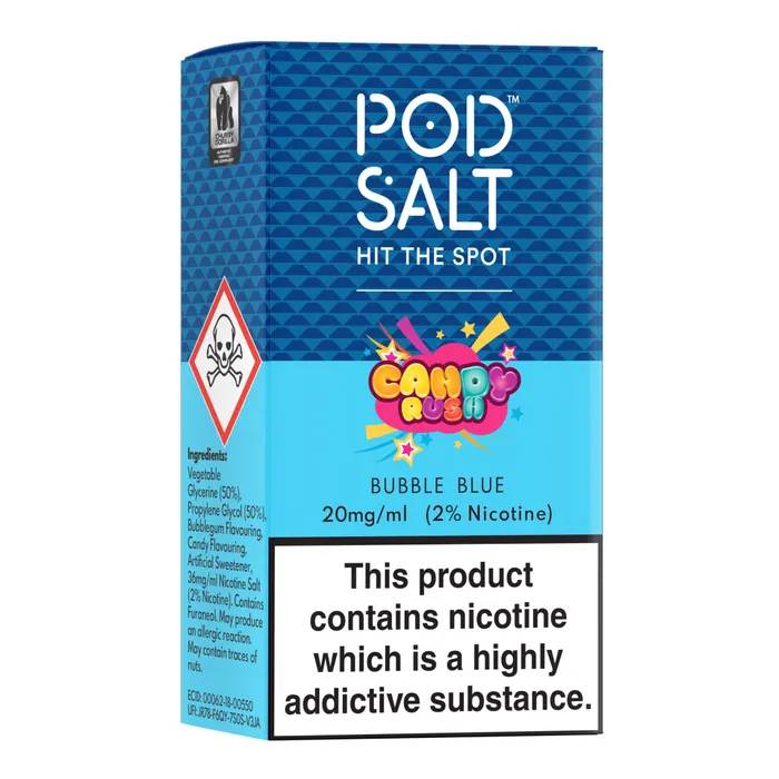 POD SALT Bubble Blue - Nicotine Salt
