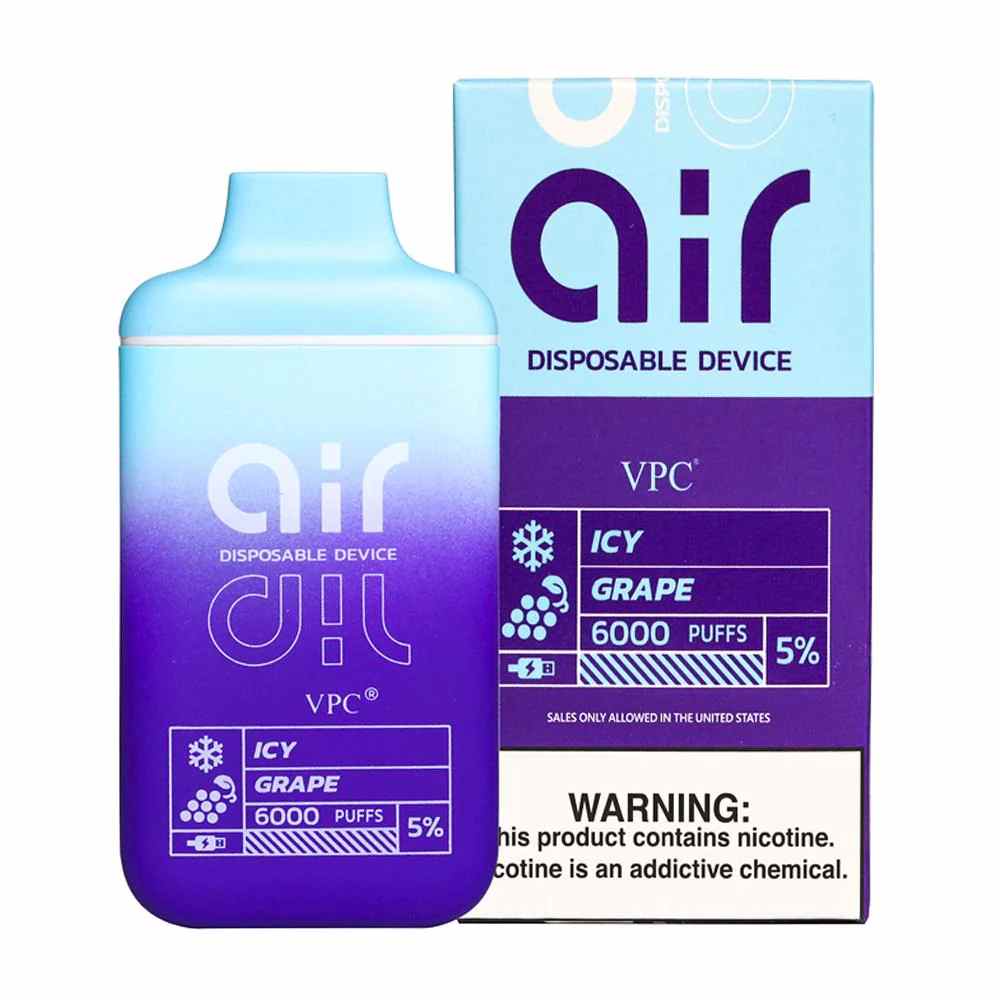AIR Vape - Icy Grape - (6000 Puffs)