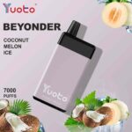 Yuoto Beyonder 7000 Puffs – Coconut Melon ice