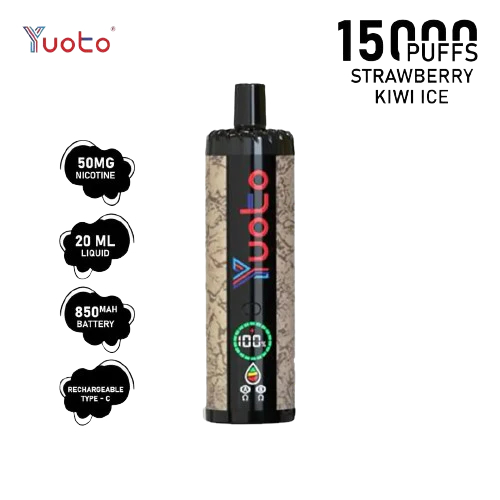 Yuoto Digi Strawberry Kiwi Ice (15000 Puffs)