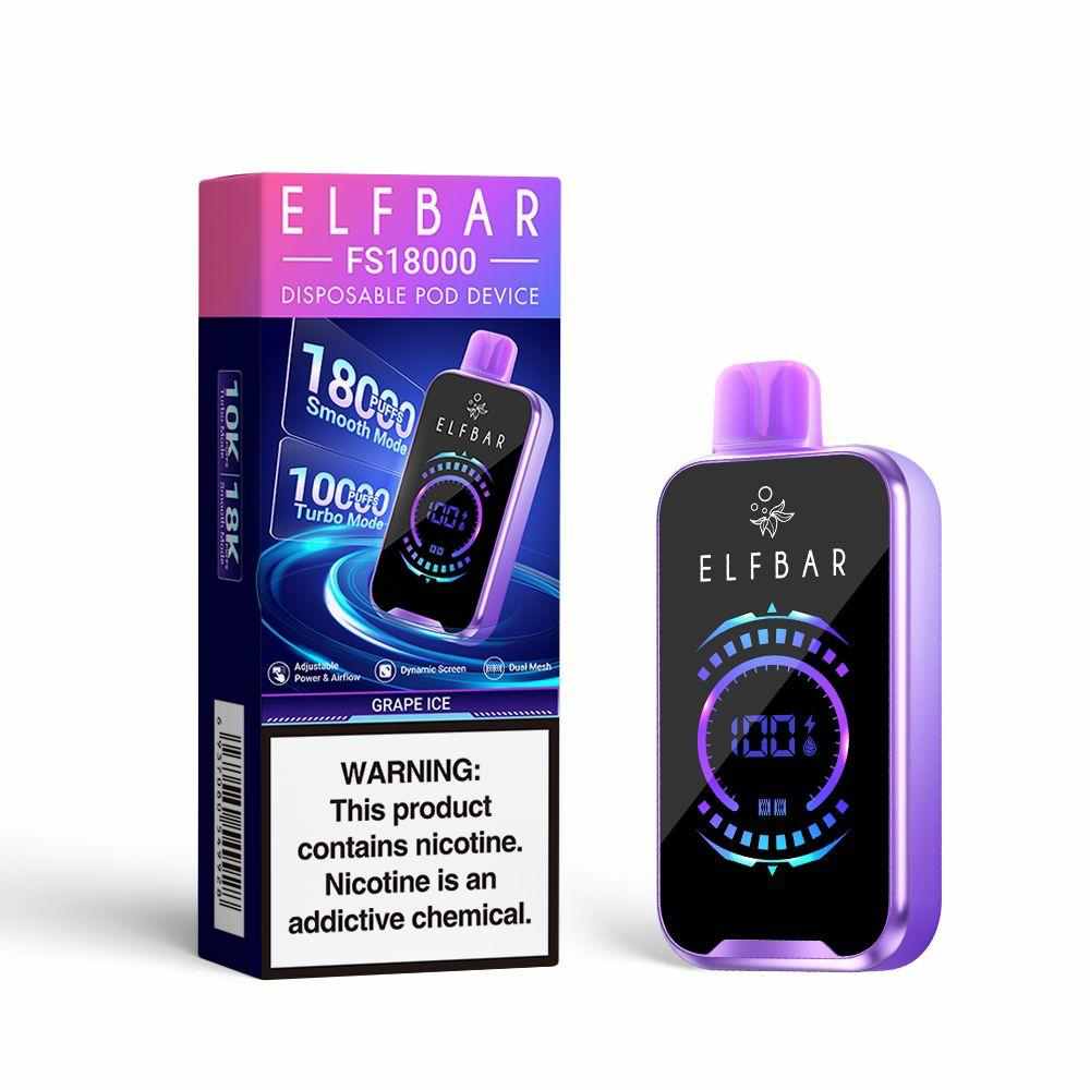 ELFBAR FS18000 Grape ice
